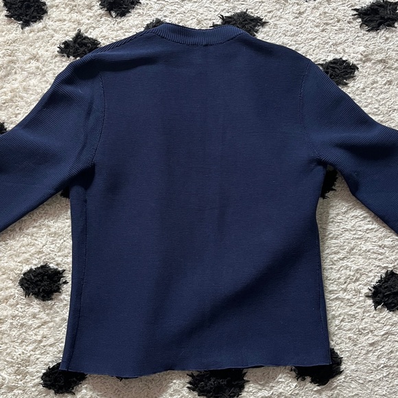 J. McLaughlin size small Deep Blue Women's Cardigan - Picture 9 of 11